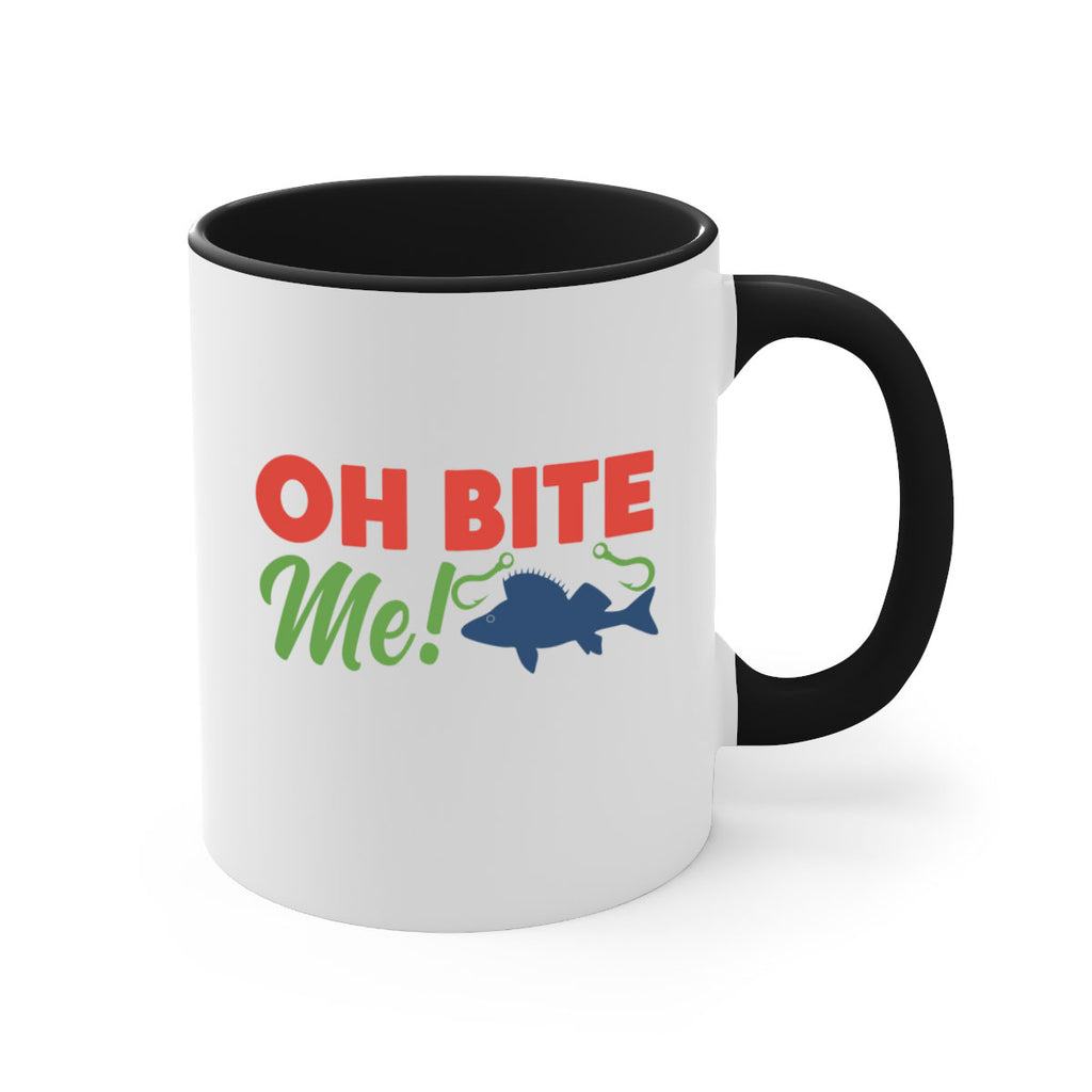 oh bite me 202#- fishing-Mug / Coffee Cup