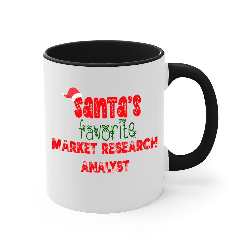 santas favorite market research analyst style 939#- christmas-Mug / Coffee Cup