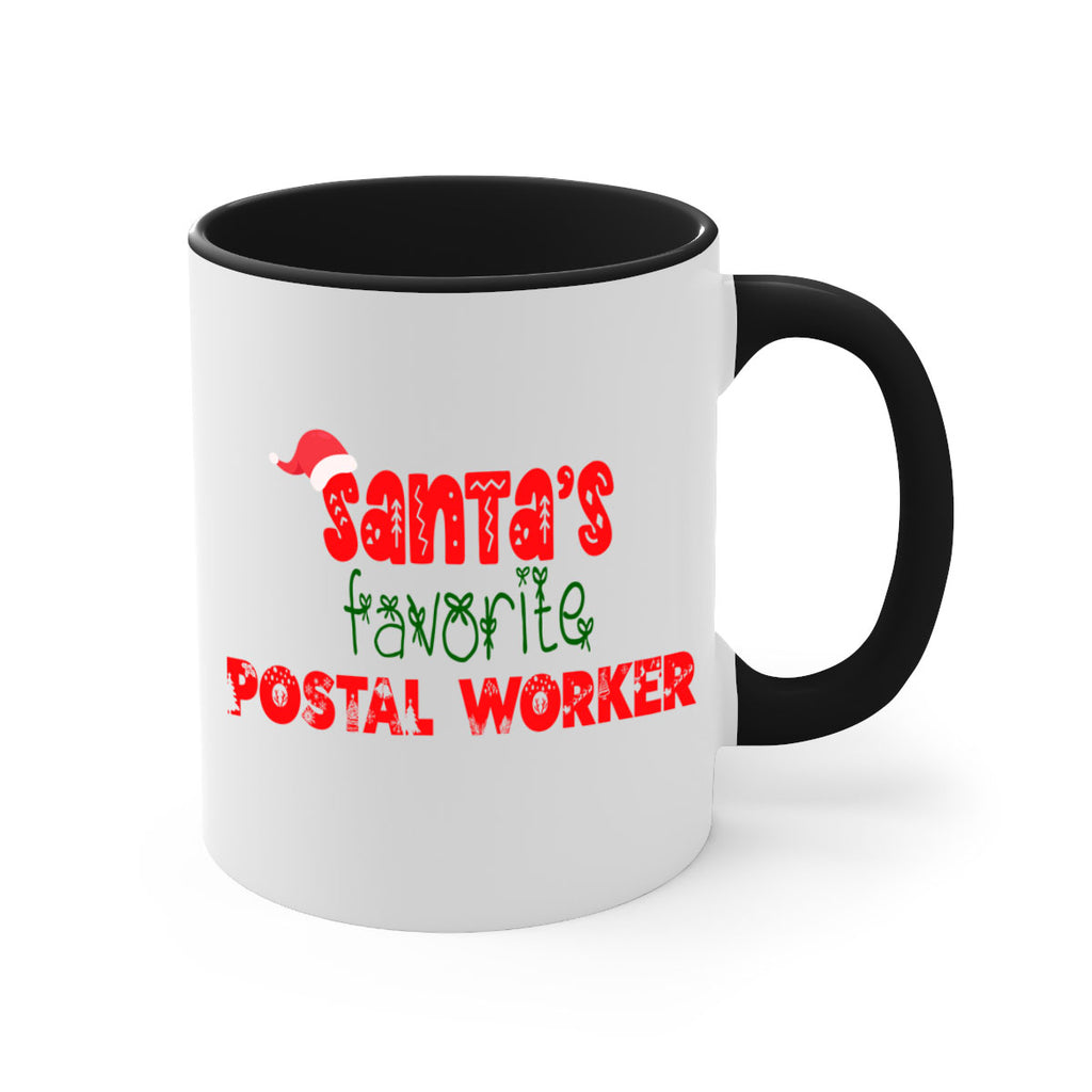 santas favorite postal worker style 1031#- christmas-Mug / Coffee Cup