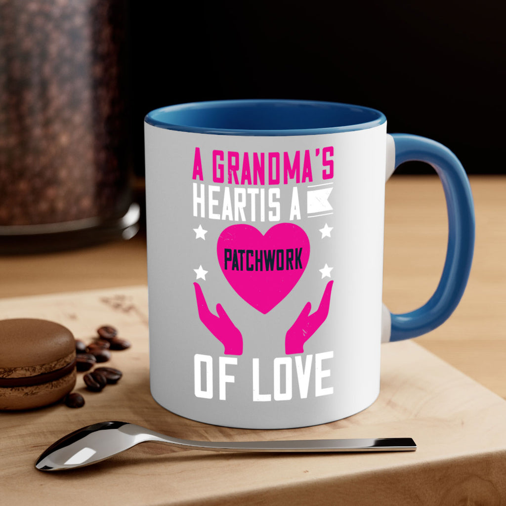 A grandma’s heart is a patchwork of love 86#- grandma-Mug / Coffee Cup
