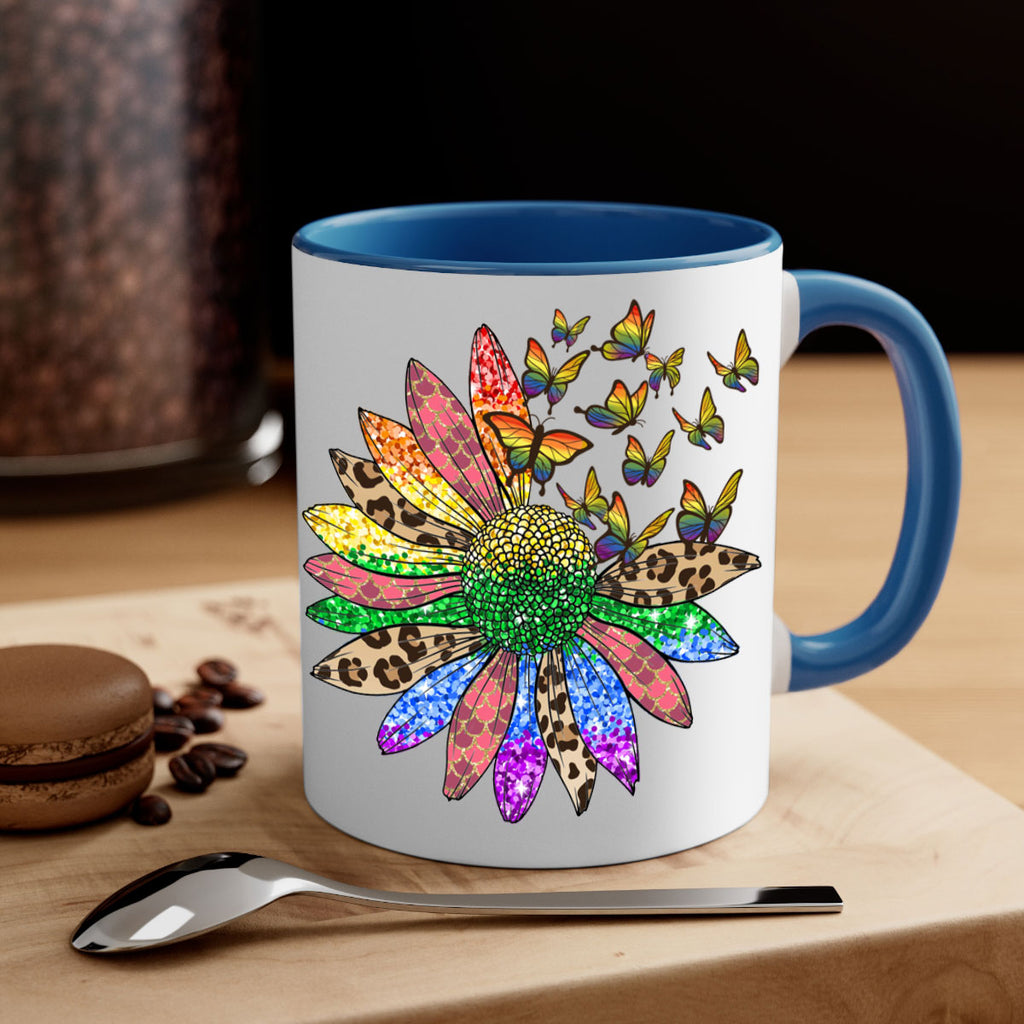Lgbt Butterfly Sunflower  Png 52#- lgbt-Mug / Coffee Cup