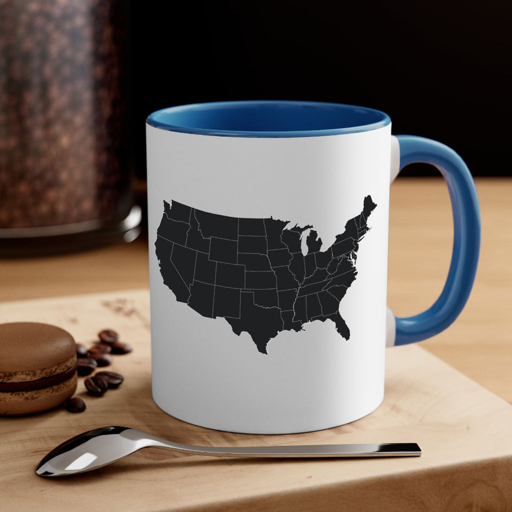 Separate Color Map Style 71#- 4th Of July-Mug / Coffee Cup