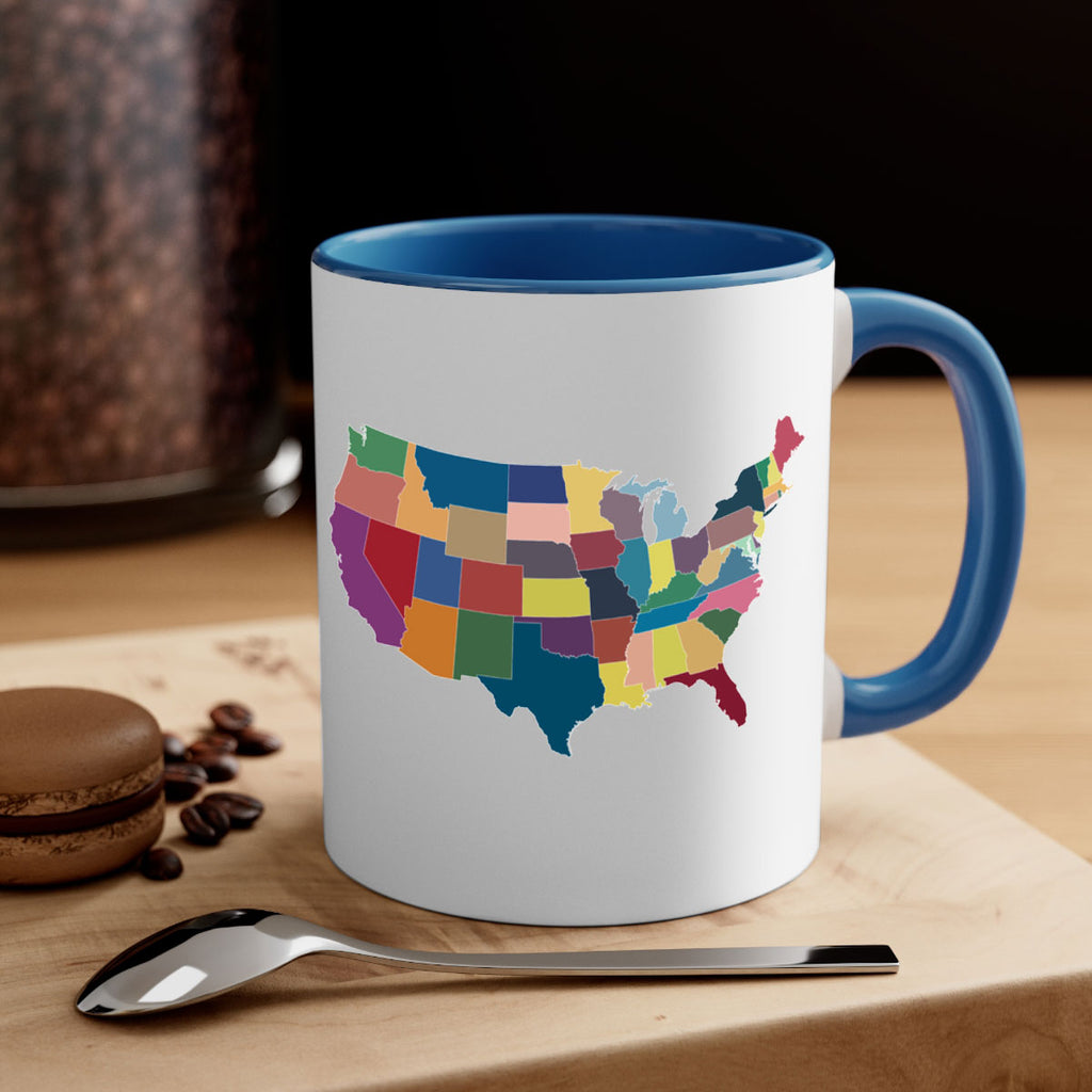 Separate Color Map Style 73#- 4th Of July-Mug / Coffee Cup