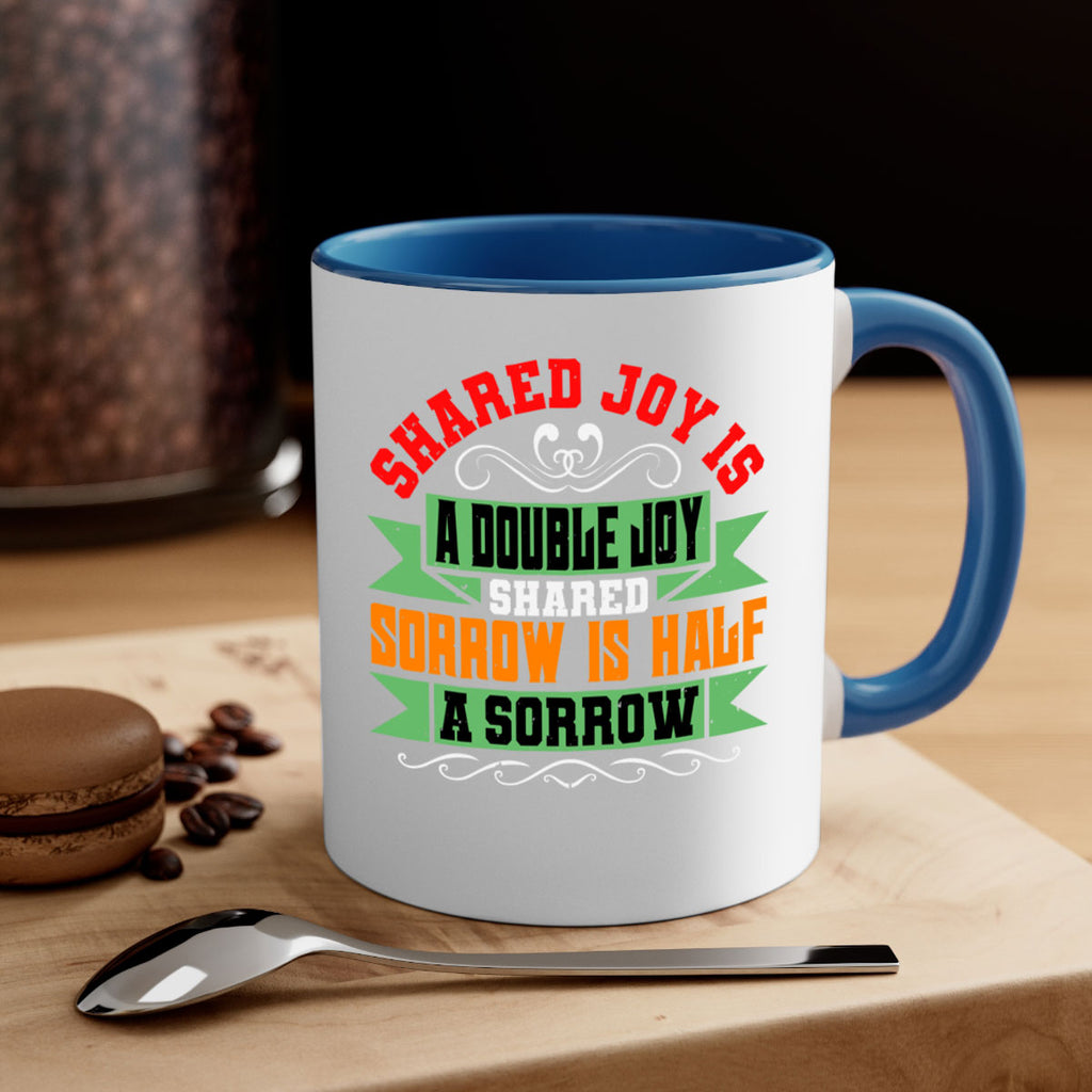 Shared joy is a double joy shared sorrow is half a sorrow Style 60#- best friend-Mug / Coffee Cup