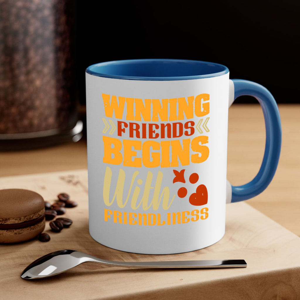 Winning friends begins with friendliness Style 25#- best friend-Mug / Coffee Cup