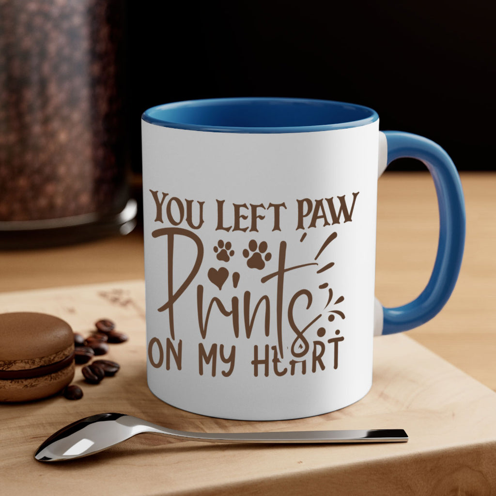 You Left Paw Prints On My Heart Style 53#- Dog-Mug / Coffee Cup