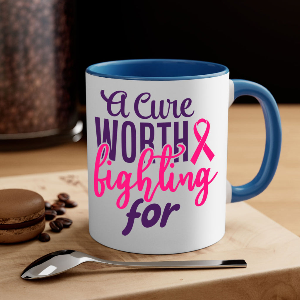 a cure worth fighting for Style 17#- breast cancer-Mug / Coffee Cup