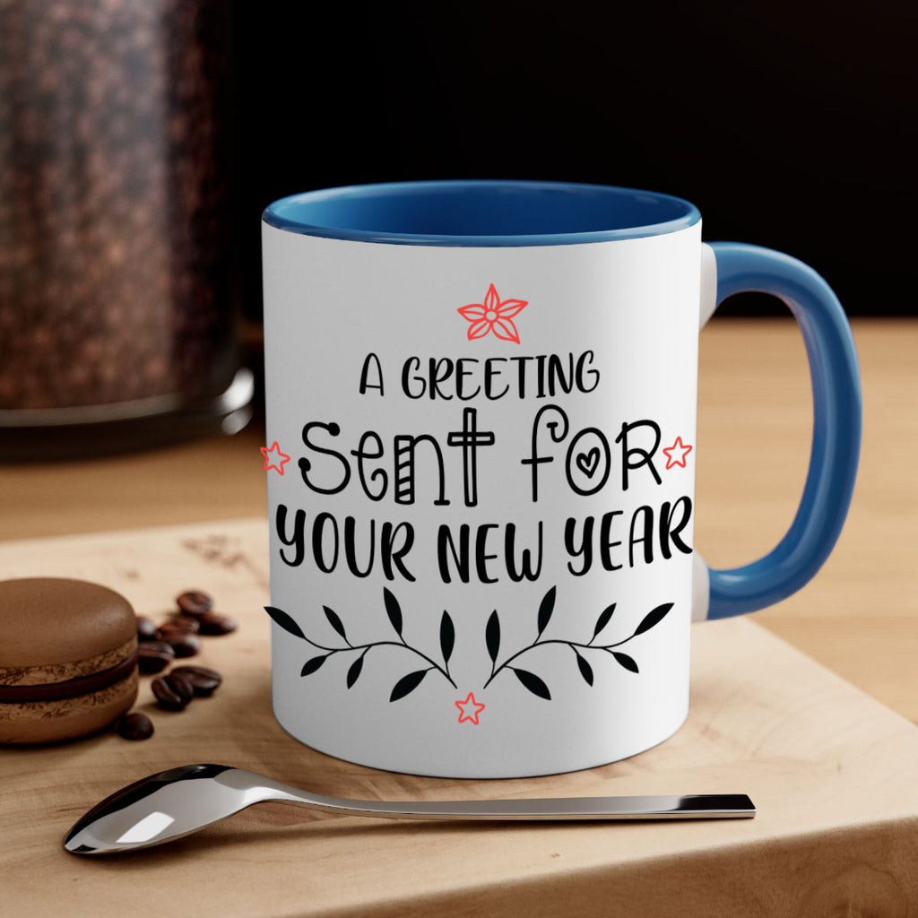 a greeting sent for your new year style 40#- christmas-Mug / Coffee Cup