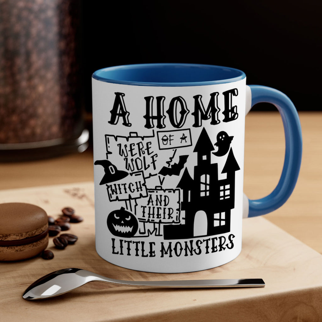 a home of a were wolf witch and their little monsters 96#- halloween-Mug / Coffee Cup