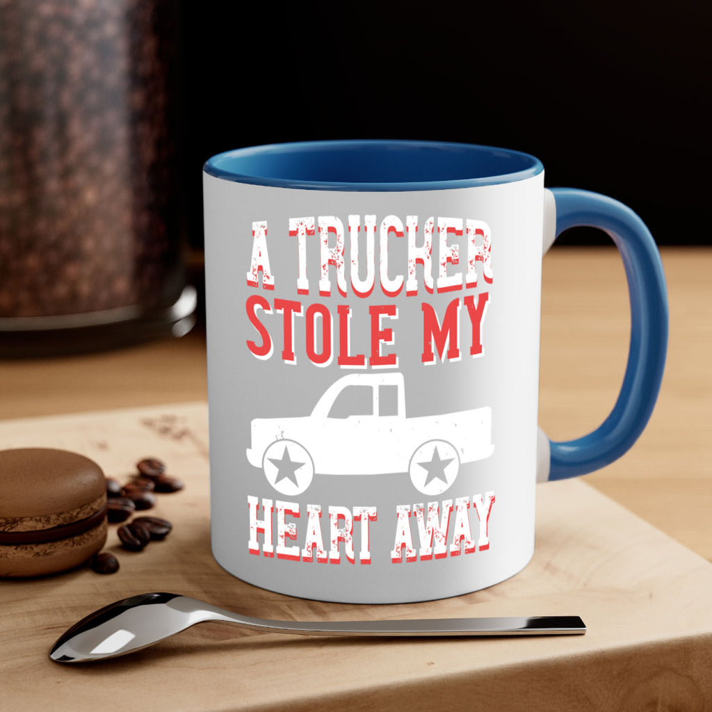 a trucker stole my heart away Style 39#- truck driver-Mug / Coffee Cup