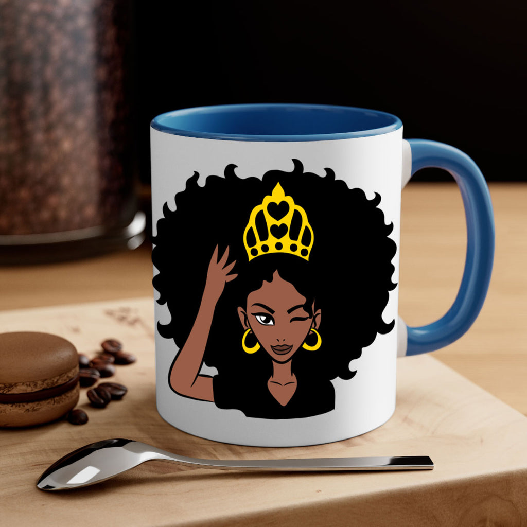 afro queen crown 72#- Black women - Girls-Mug / Coffee Cup