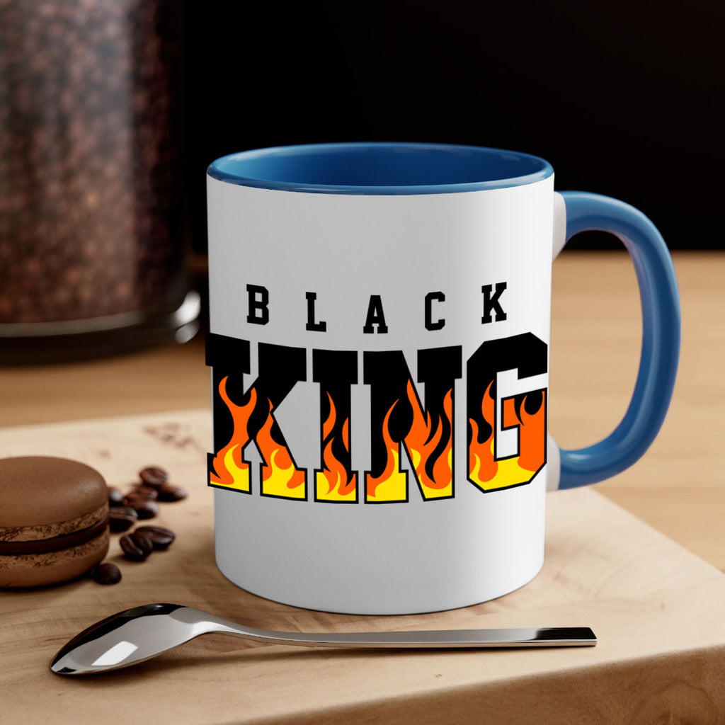 black king flames 232#- black words - phrases-Mug / Coffee Cup