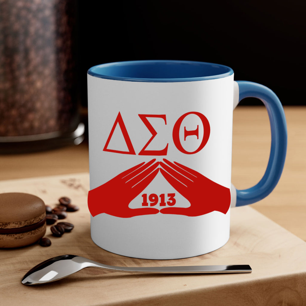 delta sigma theta 8#- black words - phrases-Mug / Coffee Cup