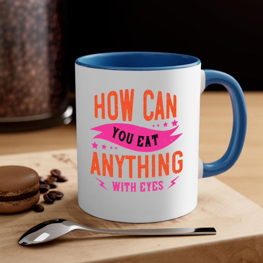 how can you eat anything with eyes 55#- vegan-Mug / Coffee Cup