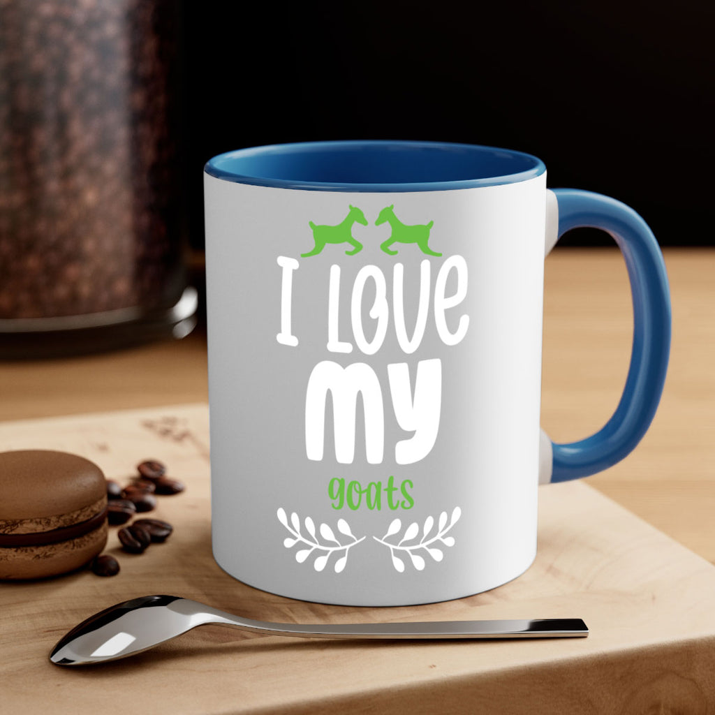 i love my goats style 336#- christmas-Mug / Coffee Cup