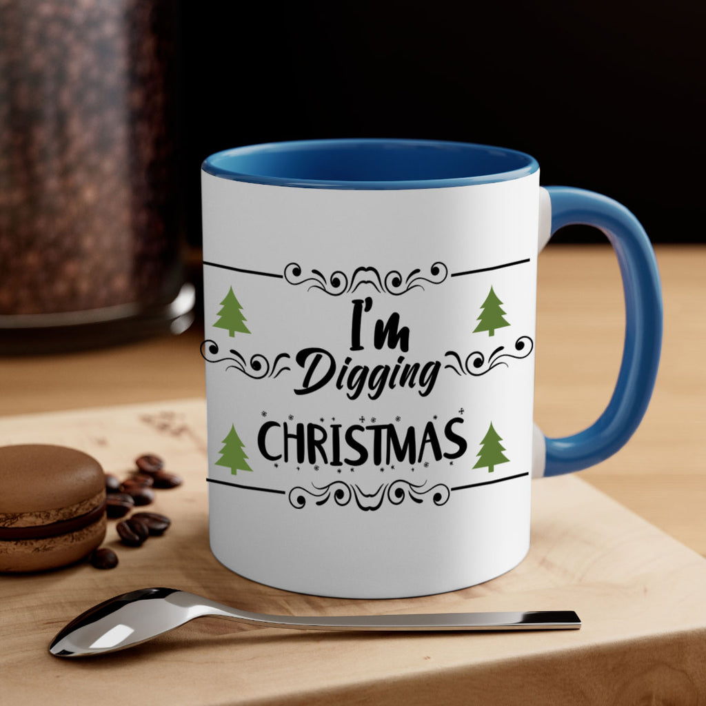 i m digging christmas style 338#- christmas-Mug / Coffee Cup