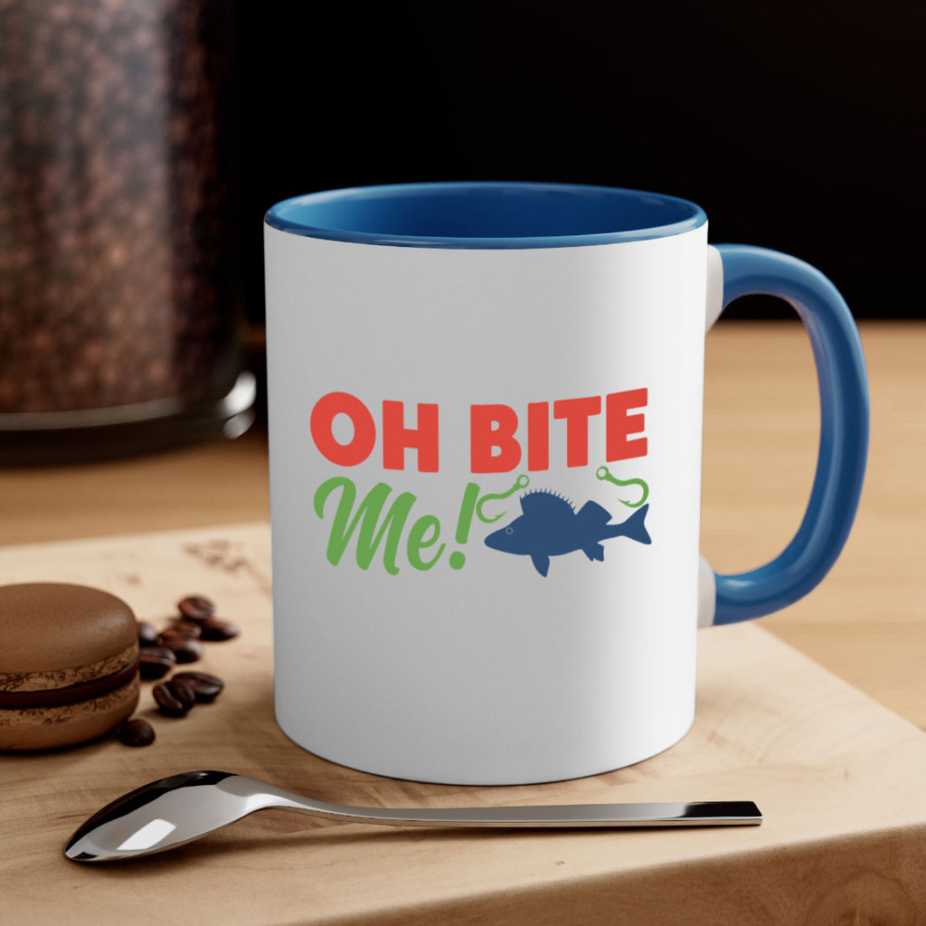 oh bite me 202#- fishing-Mug / Coffee Cup