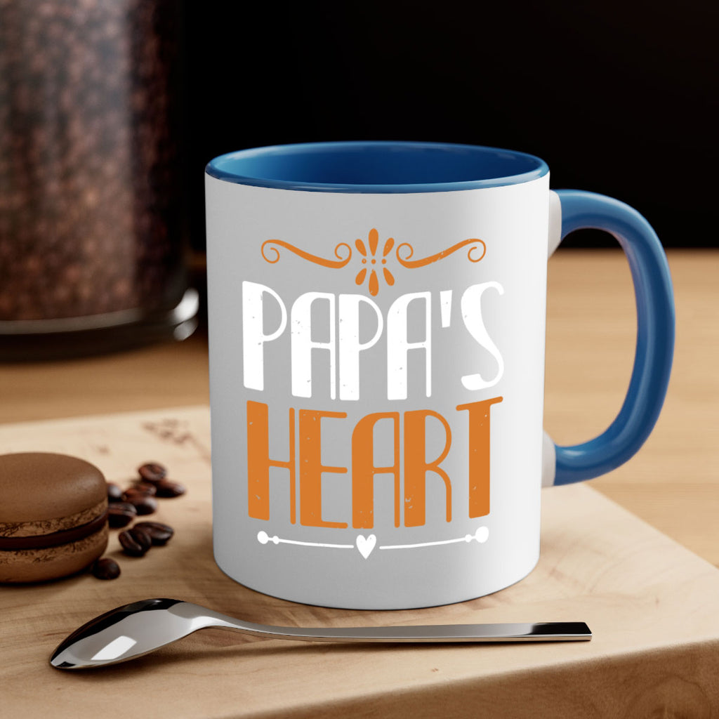 papas heart 13#- grandpa-Mug / Coffee Cup