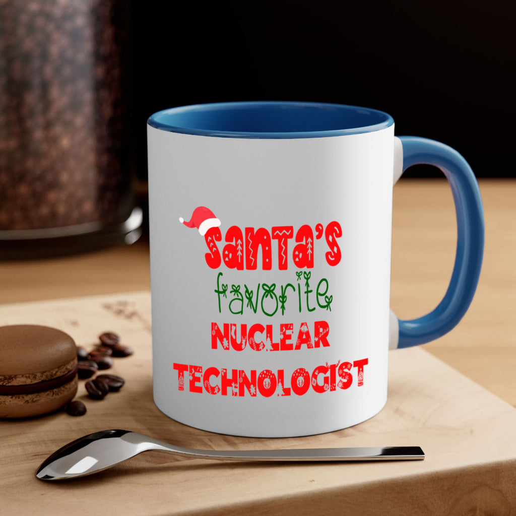 santas favorite nuclear technologist style 977#- christmas-Mug / Coffee Cup