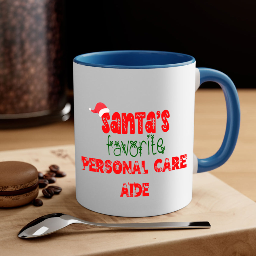 santas favorite personal care aide style 1006#- christmas-Mug / Coffee Cup