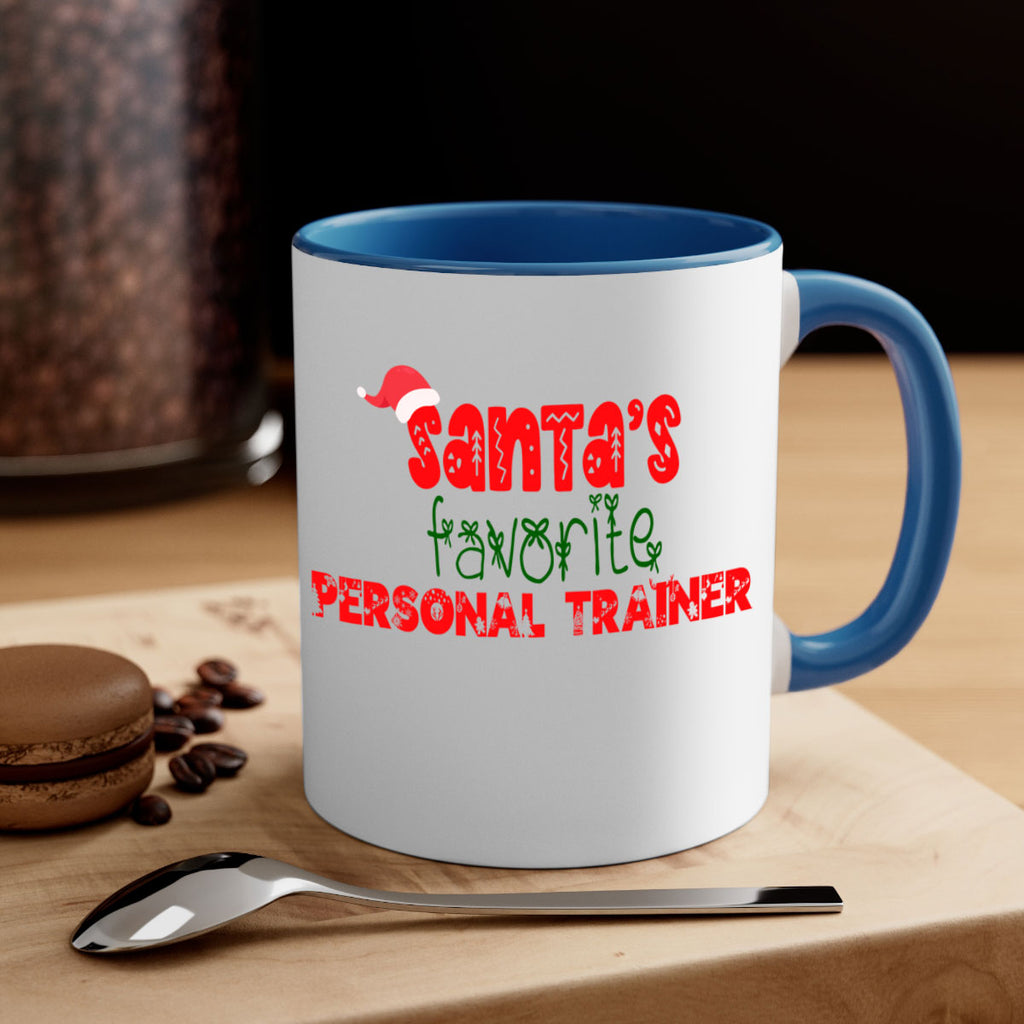 santas favorite personal trainer style 1007#- christmas-Mug / Coffee Cup