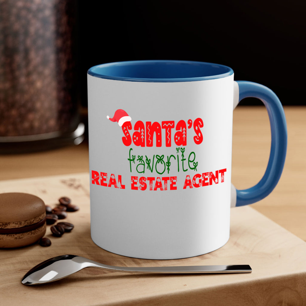 santas favorite real estate agent style 1055#- christmas-Mug / Coffee Cup