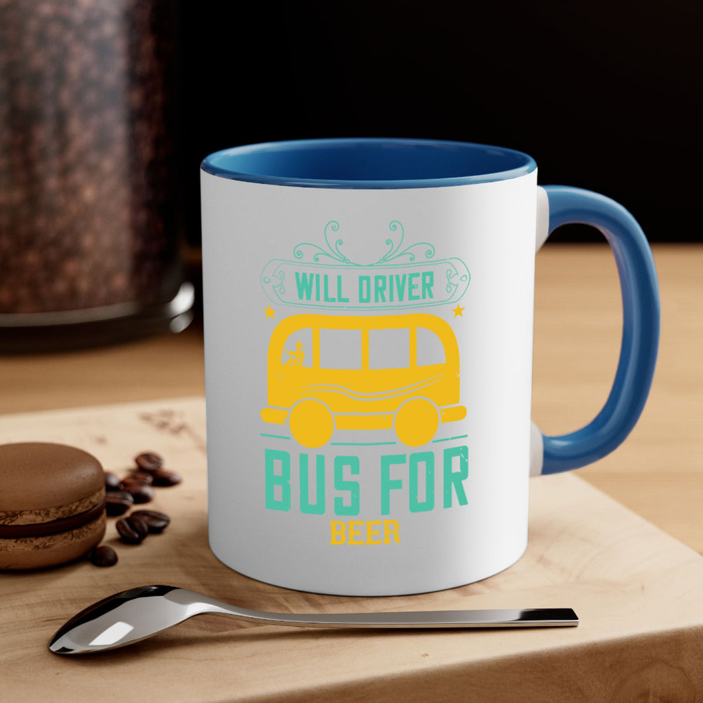 will driver bus for beer Style 6#- bus driver-Mug / Coffee Cup