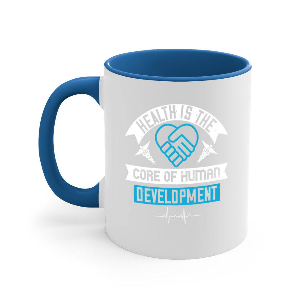 Health is the core of human development Style 41#- World Health-Mug / Coffee Cup