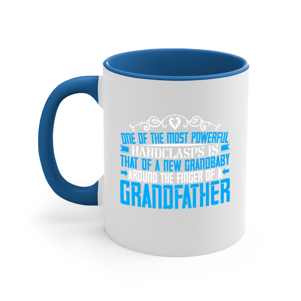 One of the most powerful handclasps is that of a new grandbaby 76#- grandpa-Mug / Coffee Cup