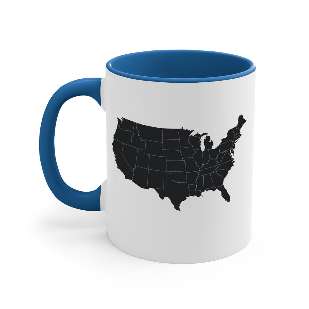 Separate Color Map Style 71#- 4th Of July-Mug / Coffee Cup