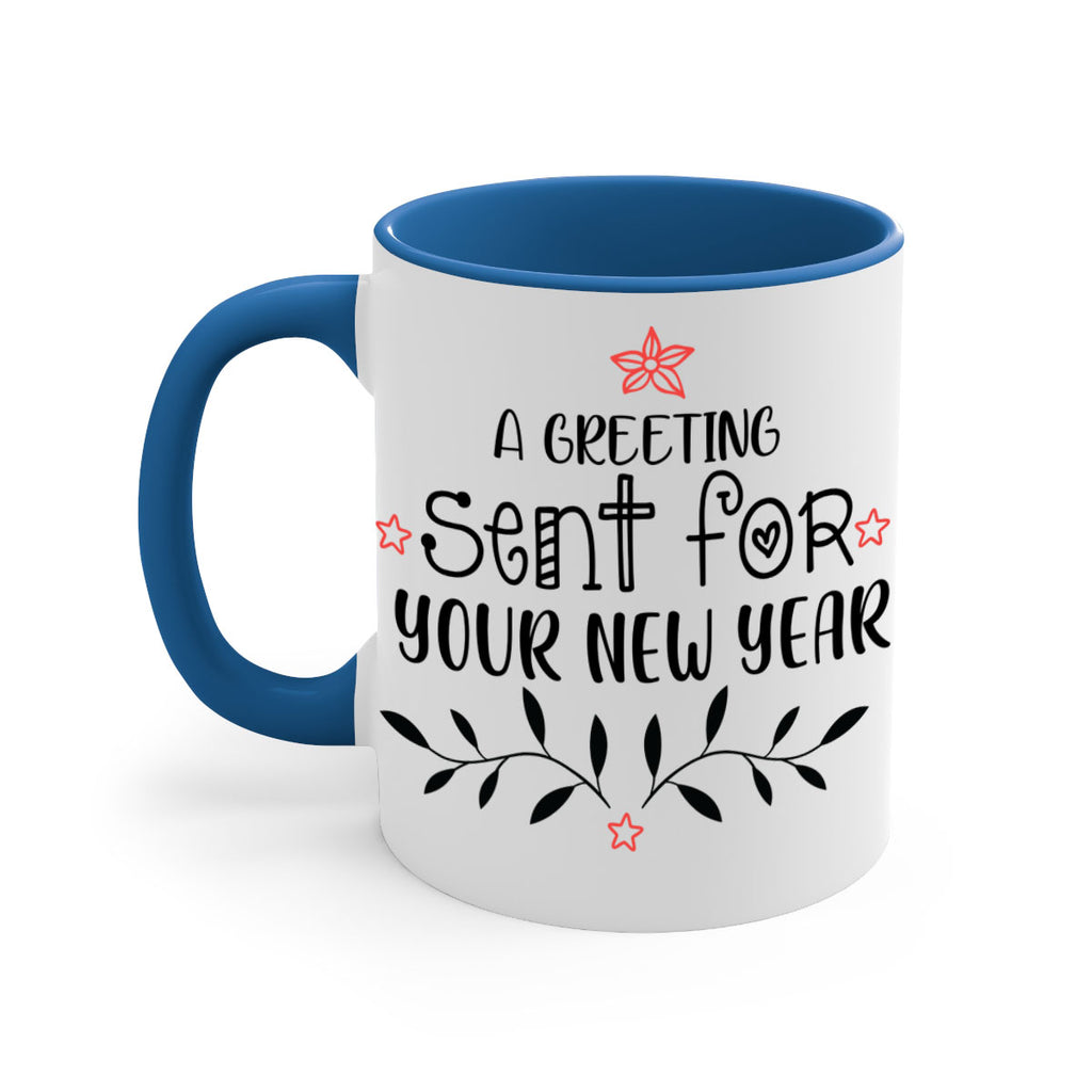 a greeting sent for your new year style 40#- christmas-Mug / Coffee Cup