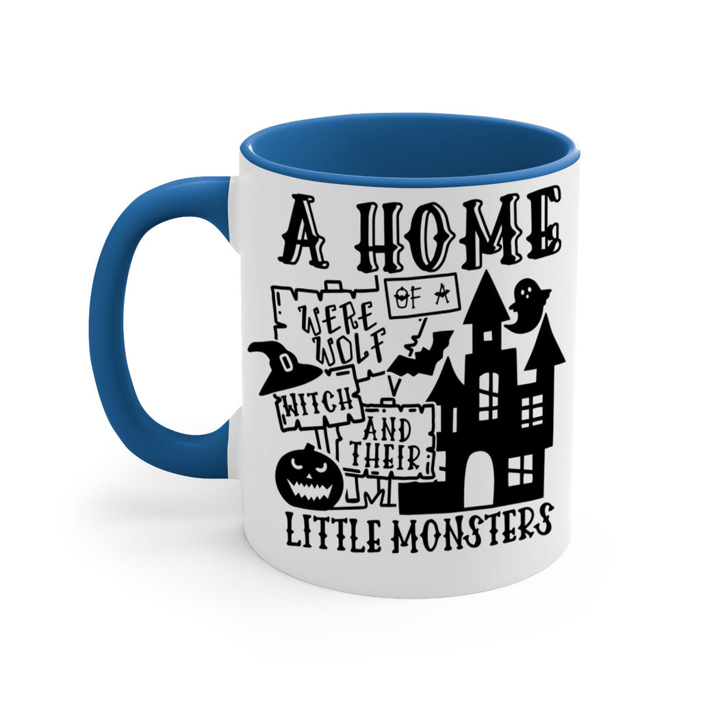 a home of a were wolf witch and their little monsters 96#- halloween-Mug / Coffee Cup