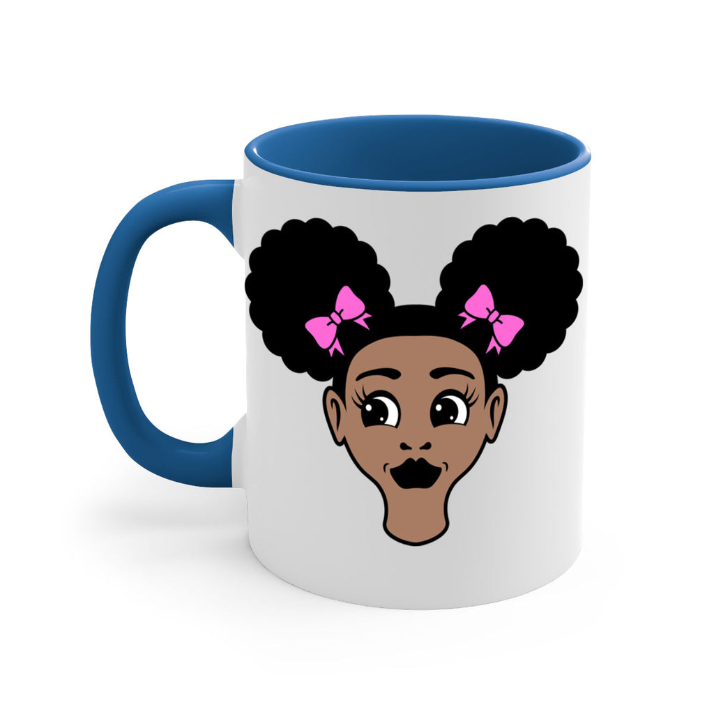 afro puffs girl 74#- Black women - Girls-Mug / Coffee Cup