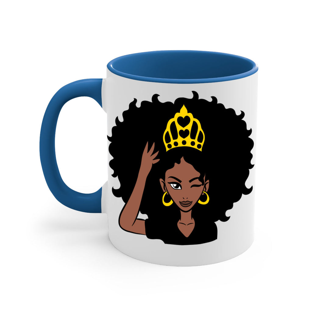 afro queen crown 72#- Black women - Girls-Mug / Coffee Cup