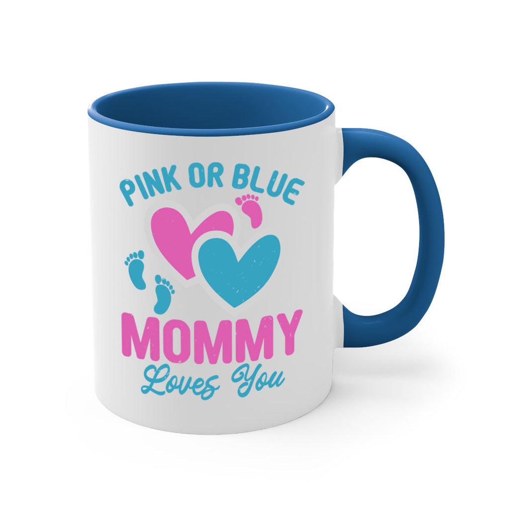 Pink or blue mommy loves you Style 180#- baby2-Mug / Coffee Cup