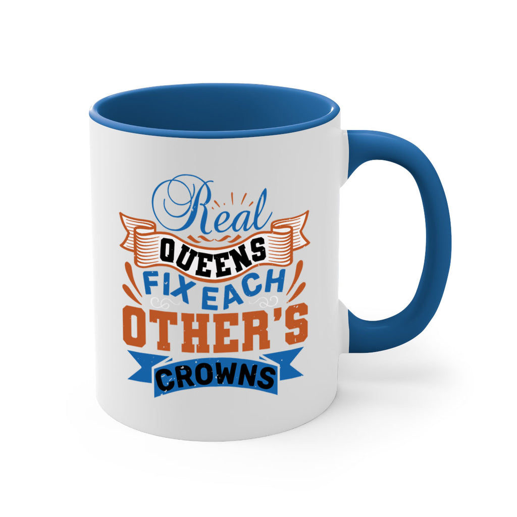 Real queens fix each other’s crowns Style 62#- best friend-Mug / Coffee Cup