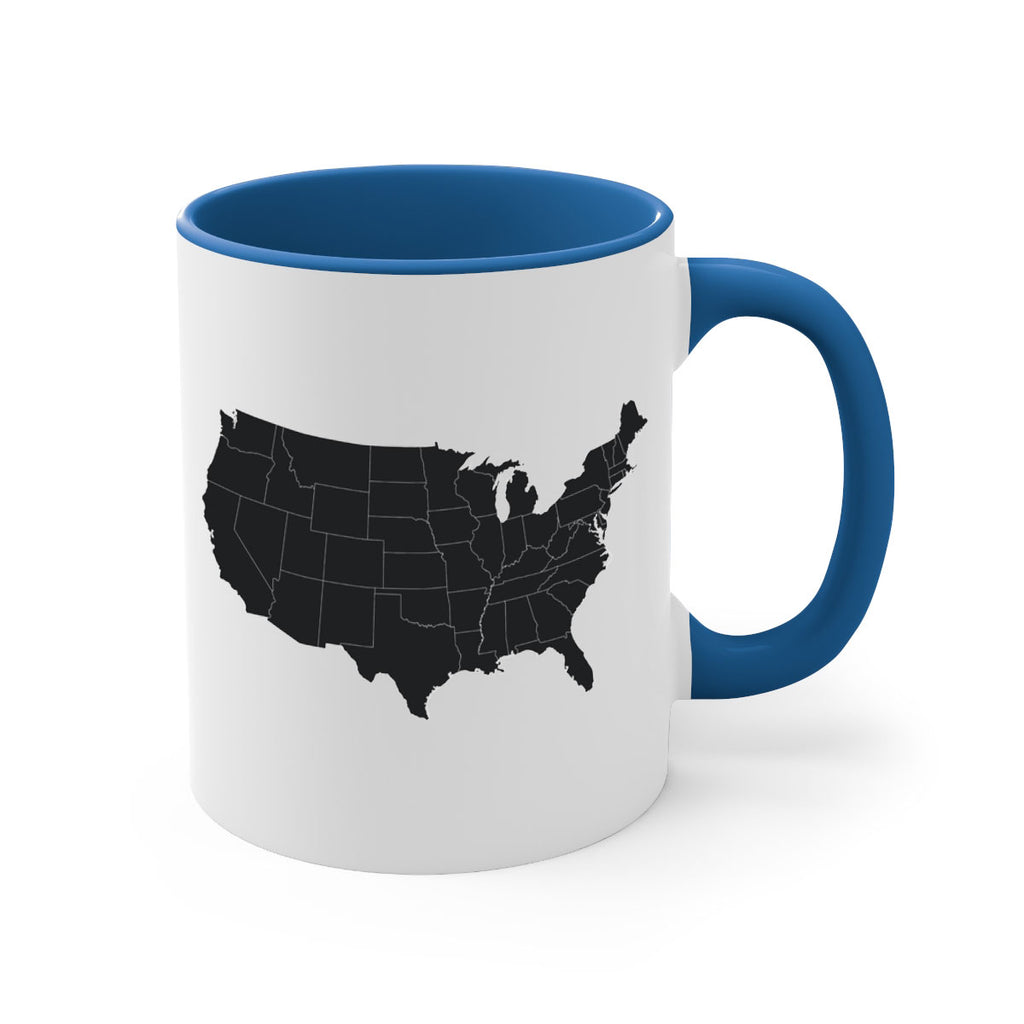 Separate Color Map Style 71#- 4th Of July-Mug / Coffee Cup