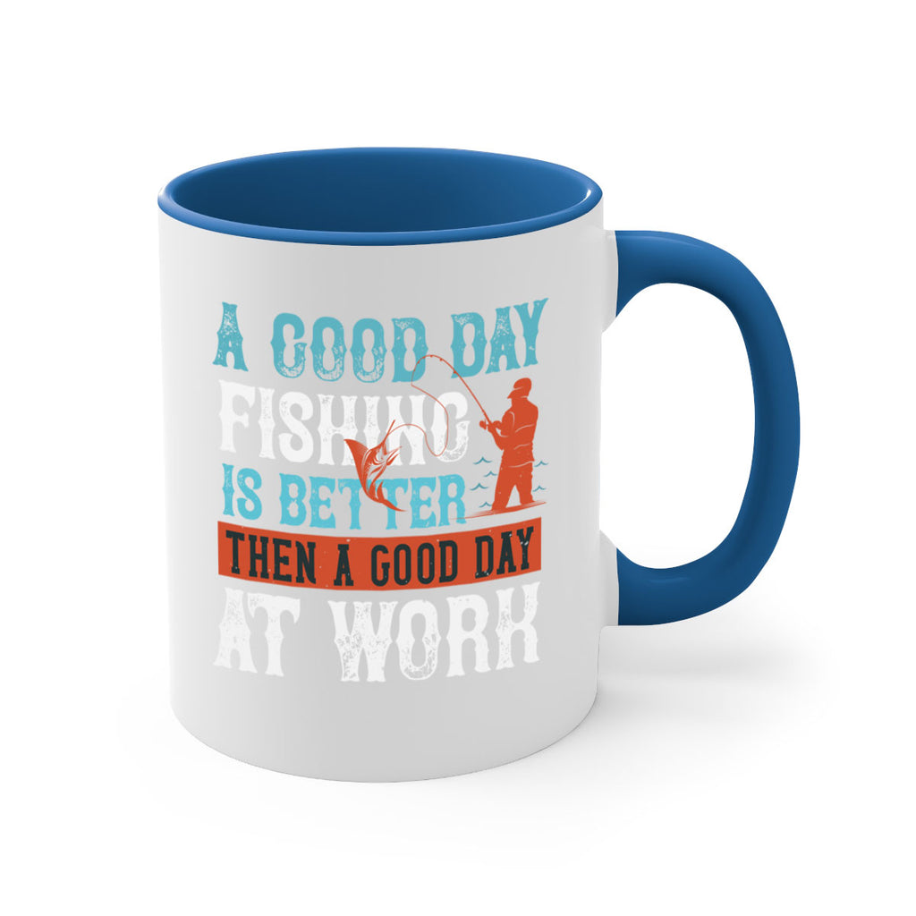 a good day fishing 186#- fishing-Mug / Coffee Cup