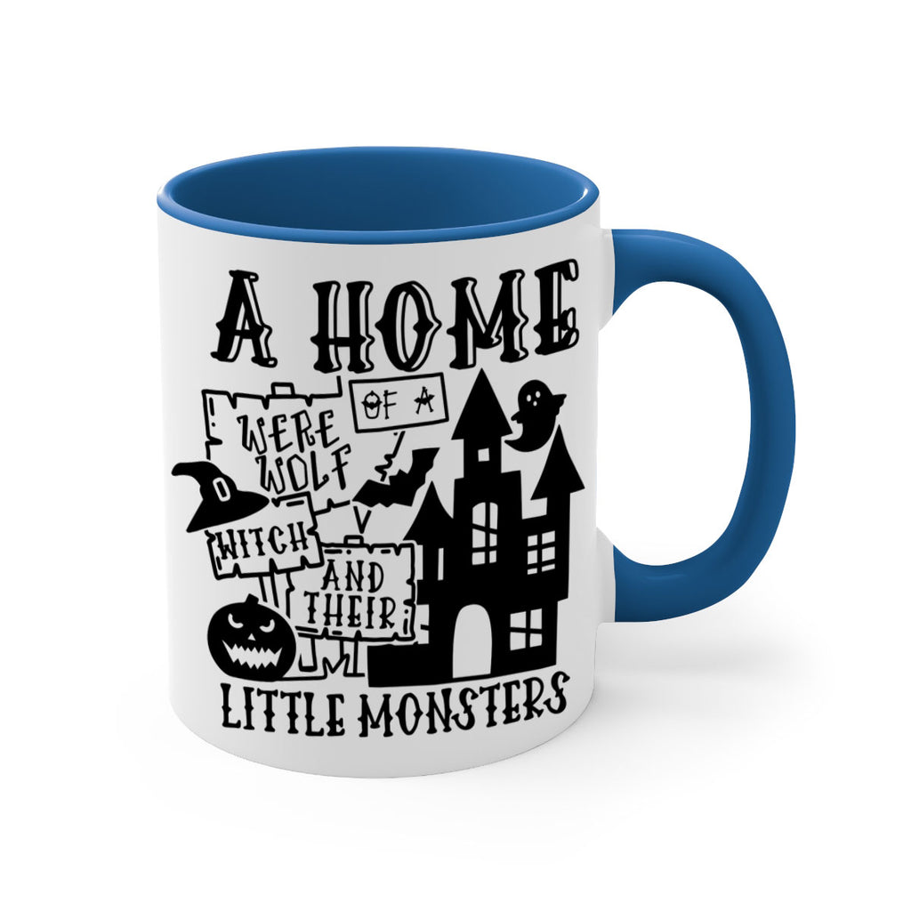 a home of a were wolf witch and their little monsters 96#- halloween-Mug / Coffee Cup