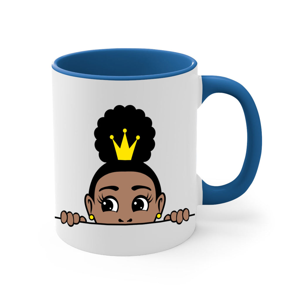 afro puff crown girl 2#- Black women - Girls-Mug / Coffee Cup