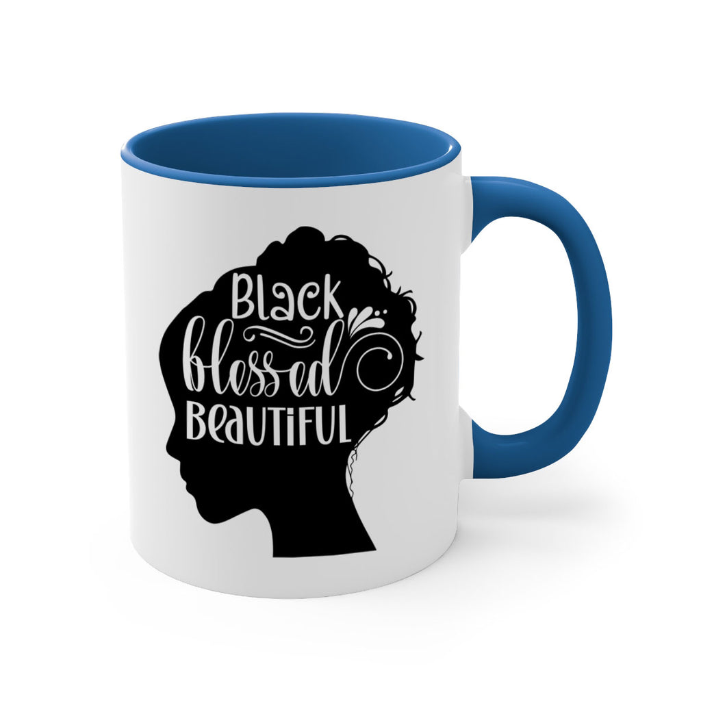 black blessed beautiful Style 62#- Black women - Girls-Mug / Coffee Cup