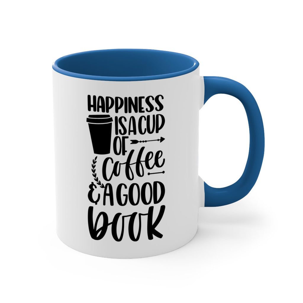 happiness is a cup of coffee 39#- Reading - Books-Mug / Coffee Cup