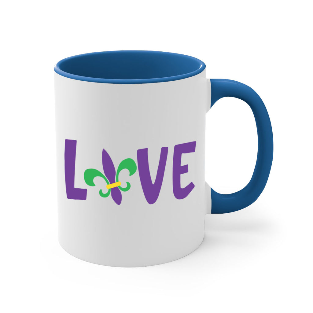 love 80#- mardi gras-Mug / Coffee Cup