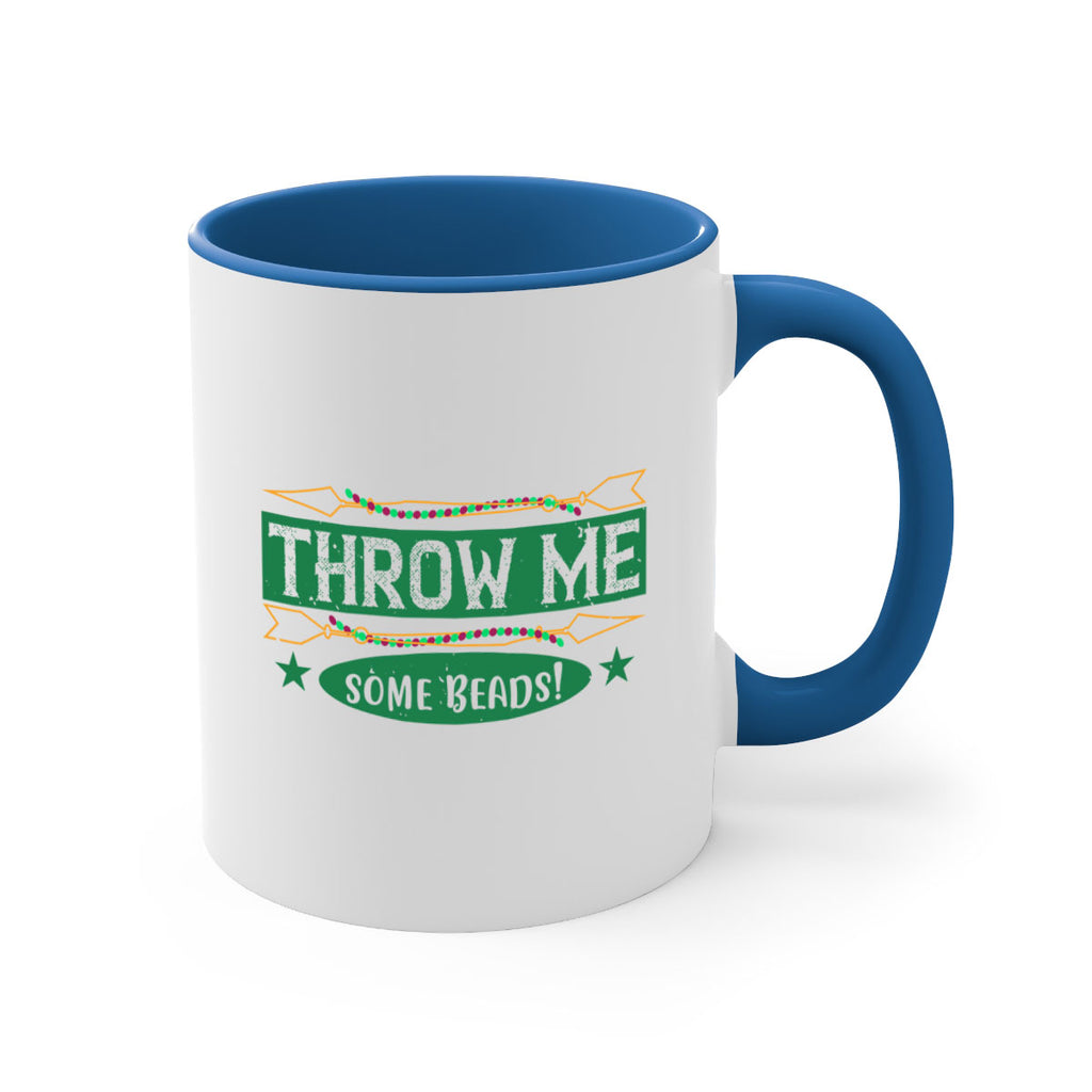 throw me some beads 34#- mardi gras-Mug / Coffee Cup
