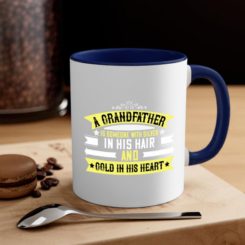 A grandfather is someone with silver 88#- grandpa-Mug / Coffee Cup