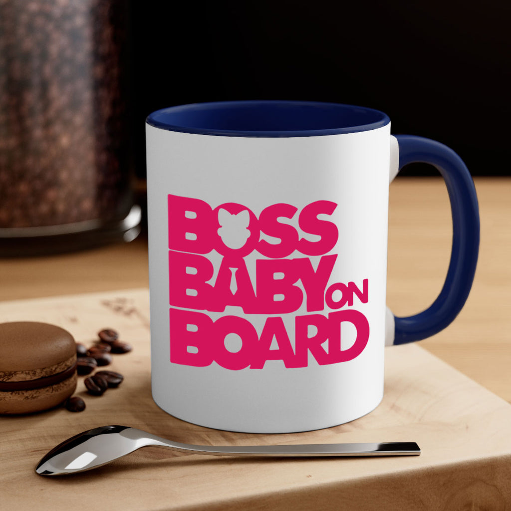 Boss Baby On Board 3#- black words - phrases-Mug / Coffee Cup