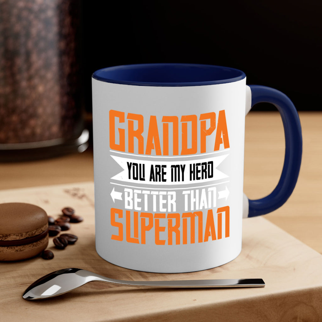 Grandpa you are my hero better than superman 101#- grandpa-Mug / Coffee Cup