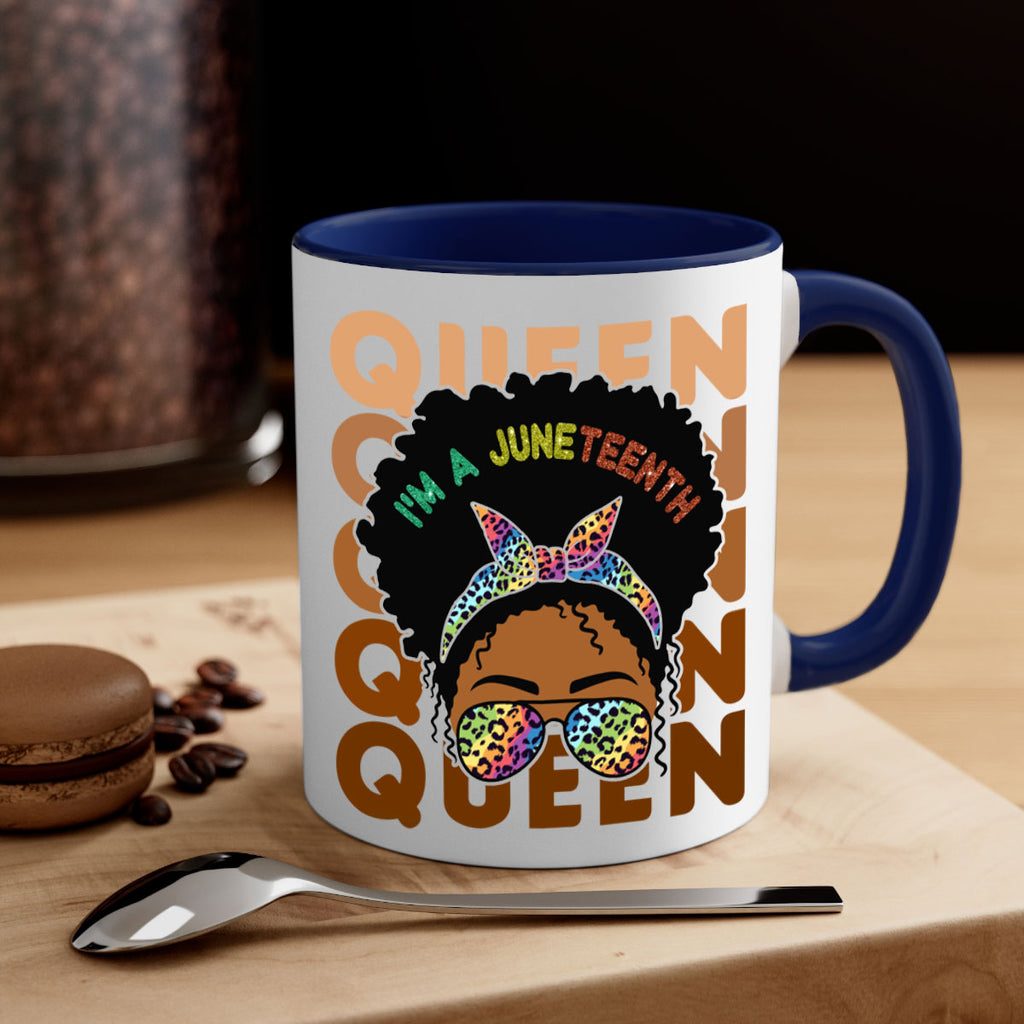 Juneteenth Queen Swag Black Melanin Png 26#- juneteenth-Mug / Coffee Cup
