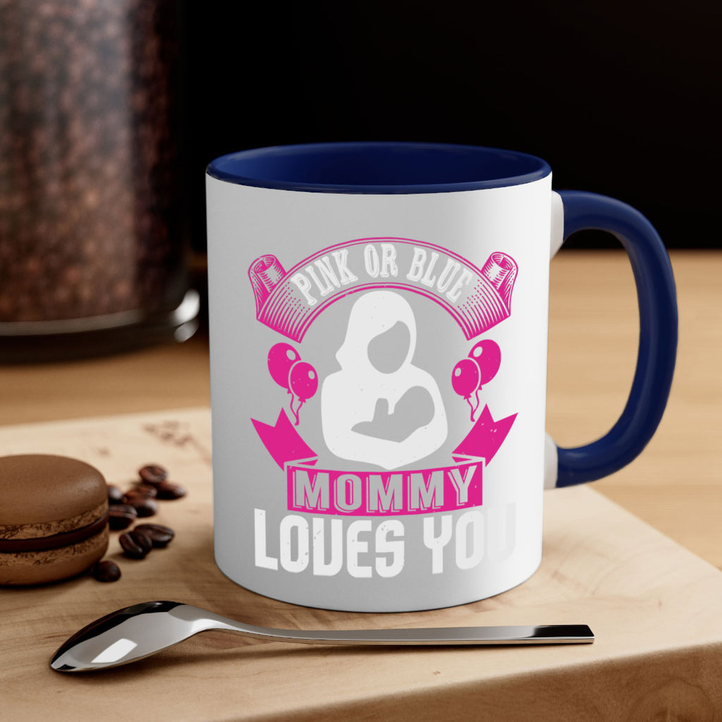 Pink or Blue Monny Loves You Style 178#- baby2-Mug / Coffee Cup