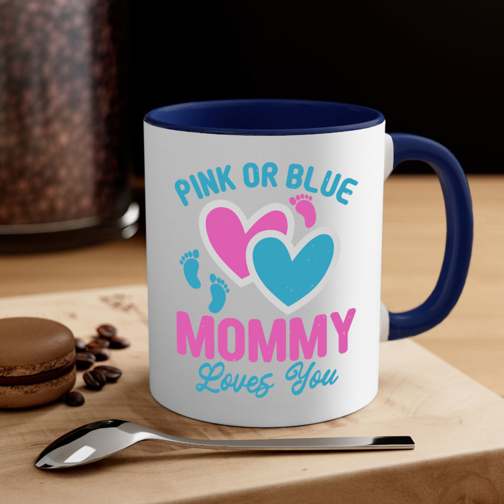 Pink or blue mommy loves you Style 180#- baby2-Mug / Coffee Cup